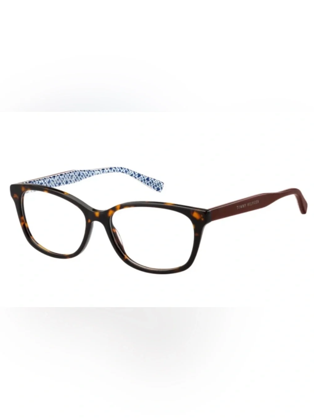 Tommy Hilfiger Tortoiseshell Frames with case and cleaning cloth .TH 2108